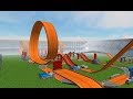 HOT WHEELS TRACK BUILDER GAME Torque Twister / Twinduction Sets Gameplay Video