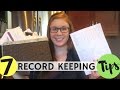 7 Record Keeping Tips for Small Business Owners 7 Record Keeping Tips for Small Business Owners